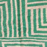 Traditional handmade pure wool rug, size 140 x 260 cm