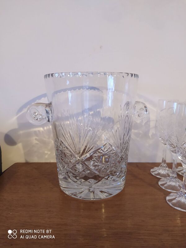 Ensemble à champagne en cristal de Baccarat
