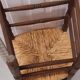 Rustic straw chairs spanish 60s