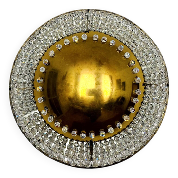 Crystal Glass Wall Lamp or Flush Light