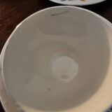 Digouin Sarreguemines coffee service with iris decoration