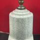 Art Deco cracked ceramic lamp base circa 1930 -