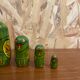 Matriochka perroquet vintage - 5 pièces