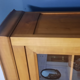 Louis Philippe style cherry wood bookcase