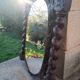 twisted wood mirror