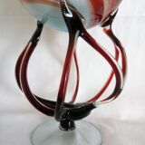 Globe vase with Murano glass lid
