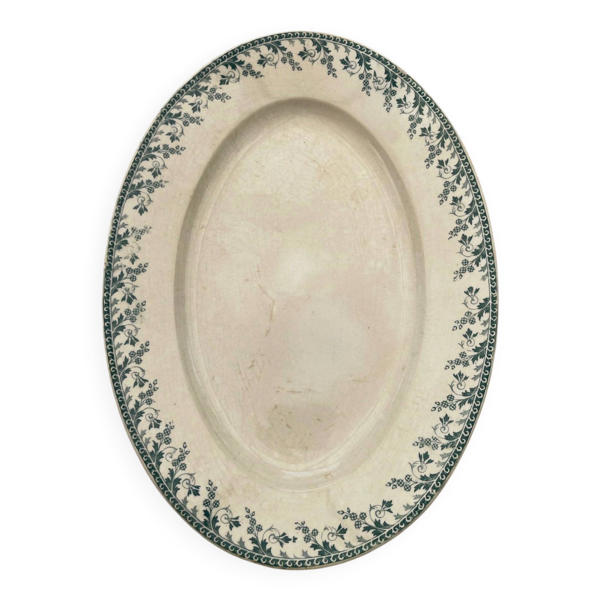Gien earthenware plate model Montigny