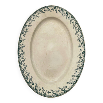 Gien earthenware plate model Montigny
