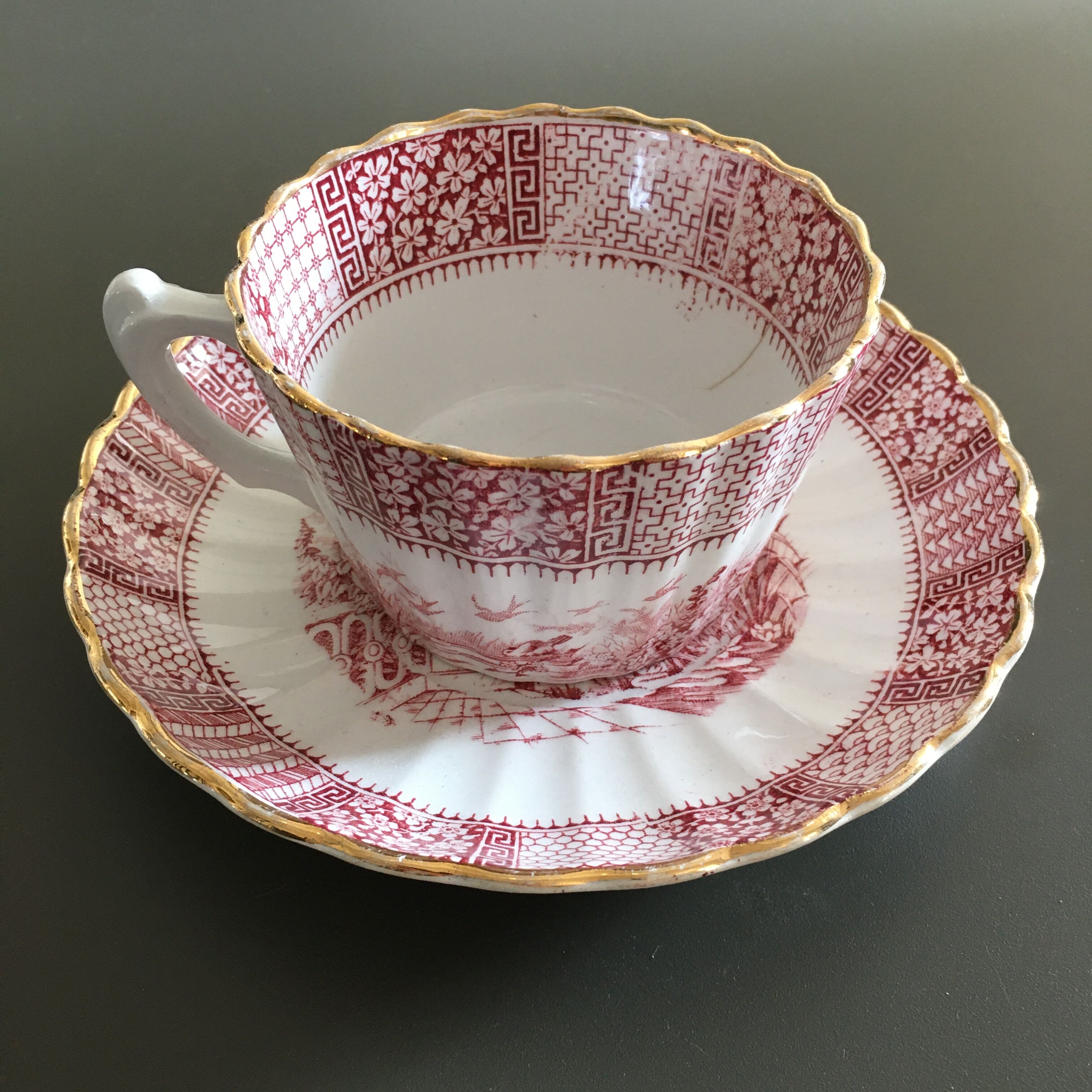 Luneville cup and saucer