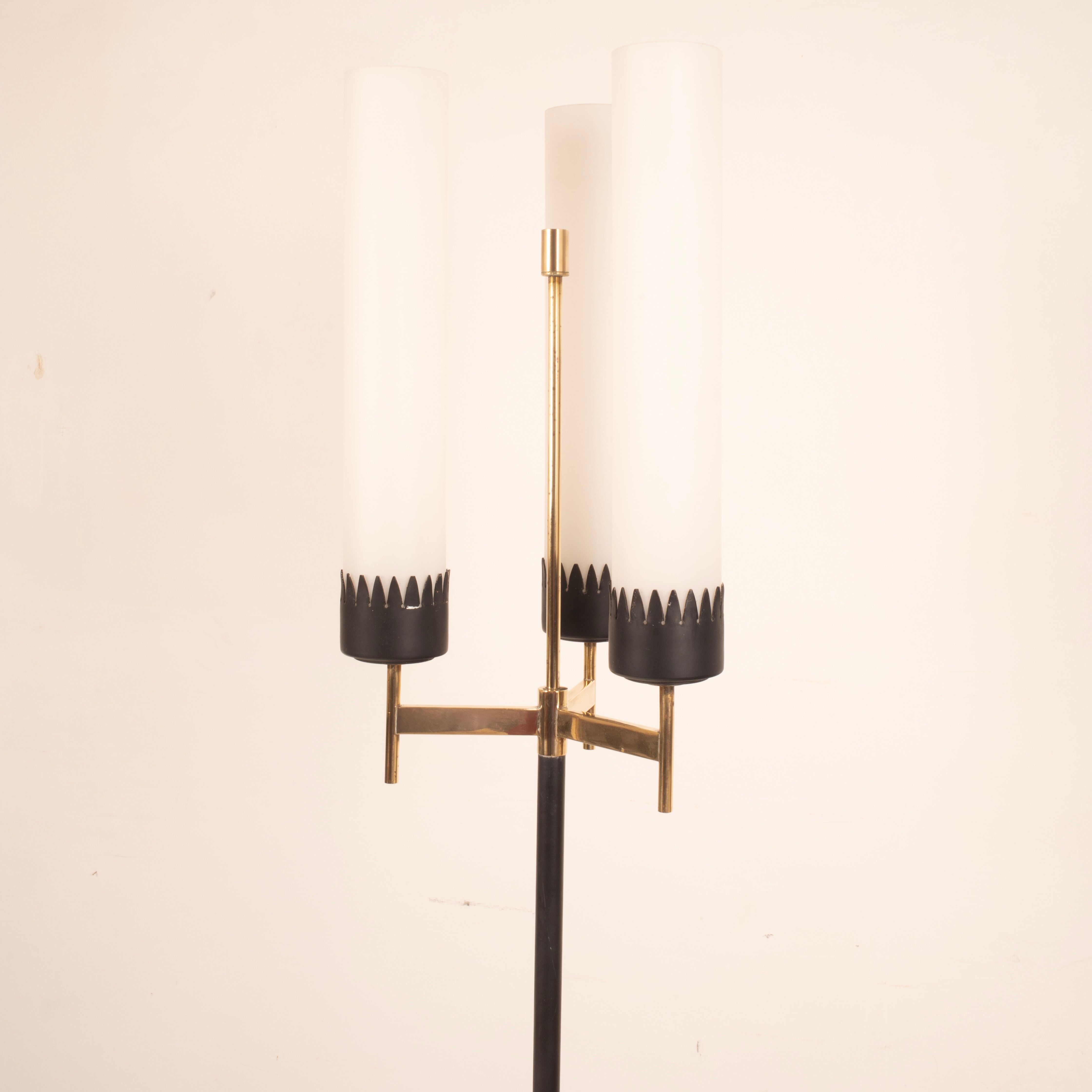Three-Arm Floor Lamp by Stilnovo, 1950s