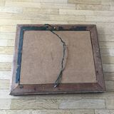 Miroir ancien vintage 50x42cm