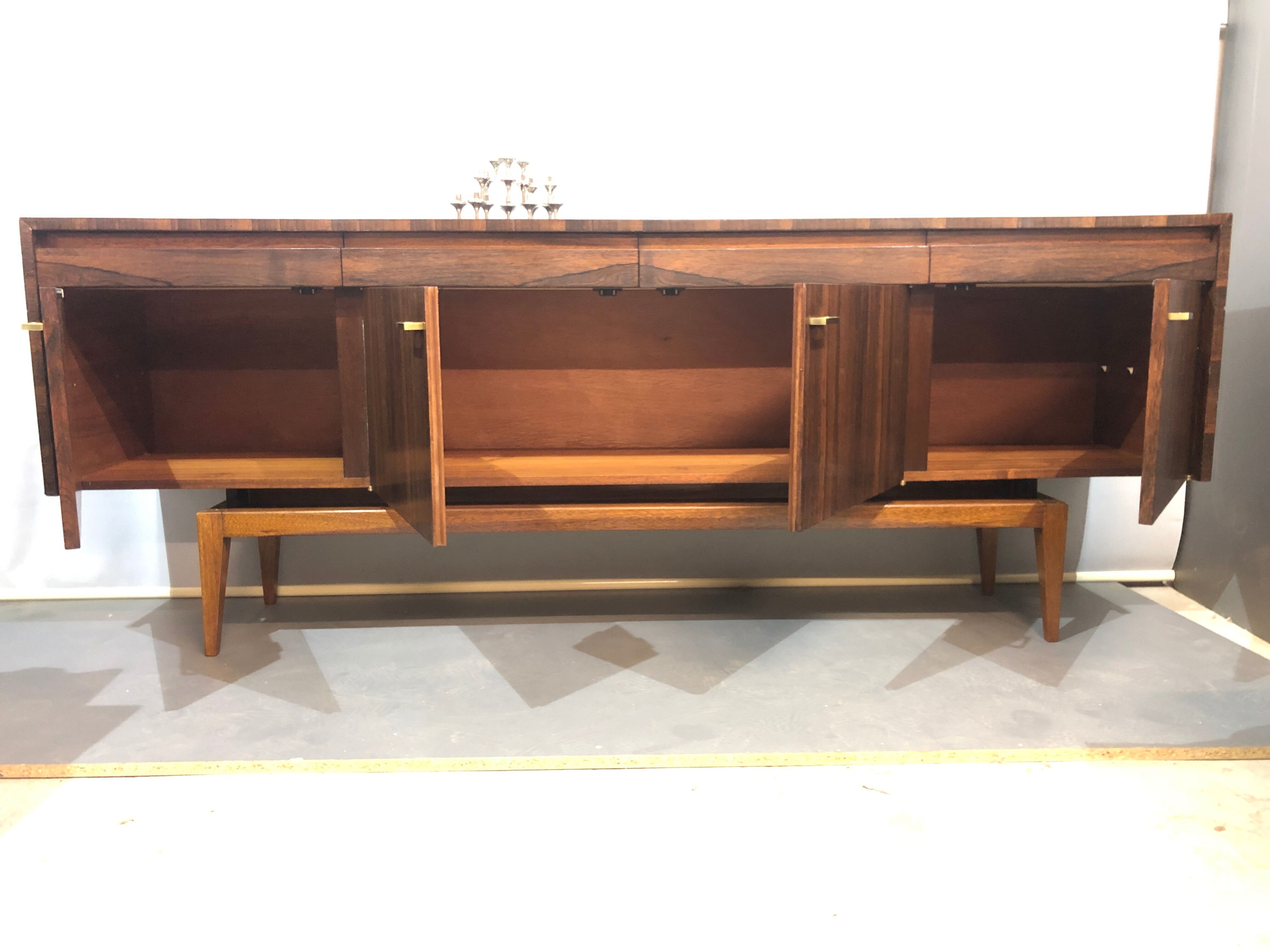 1970 scandinavian-style rosewood row