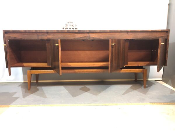 Enfilade 1970 en palissandre de style scandinave