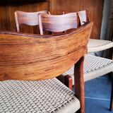 4 rosewood chairs by Niels Otto Møller model 71, Denmark 1950