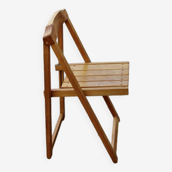 Vintage  pine folding chair