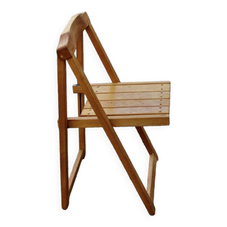 Vintage  pine folding chair