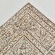 Grand tapis vintage tons pastel jaune et vert menthe, faded 312x197Cm