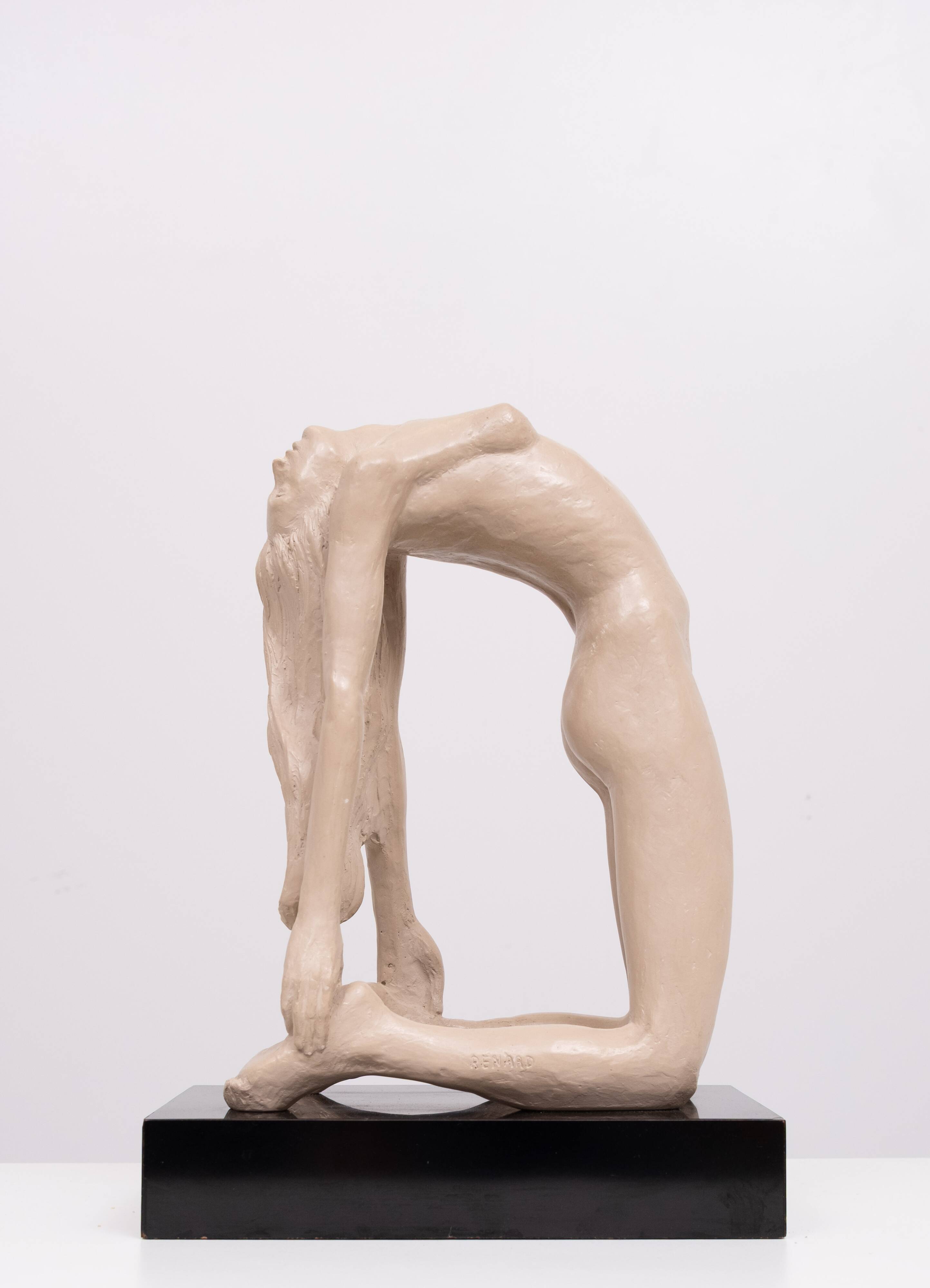 Austin production nude Lady “rebirth” statue Jean Pierre Renard sculpture