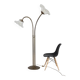 Lothar Klute. Attributed. Brutalist floor lamp by Lothar Klute, Germany, 1980s.