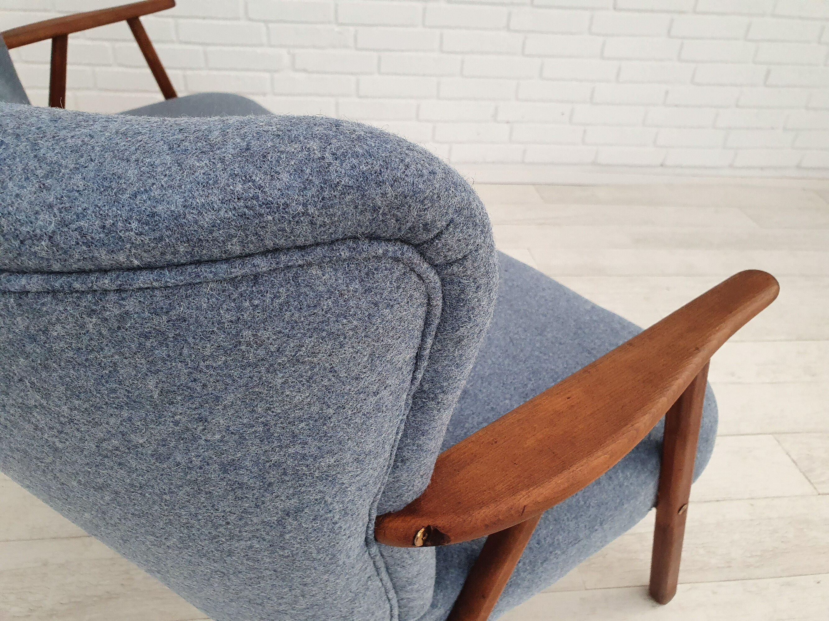 Danish sofa by Erhardsen & Andersen, completely renovated - reupholstered, 70s