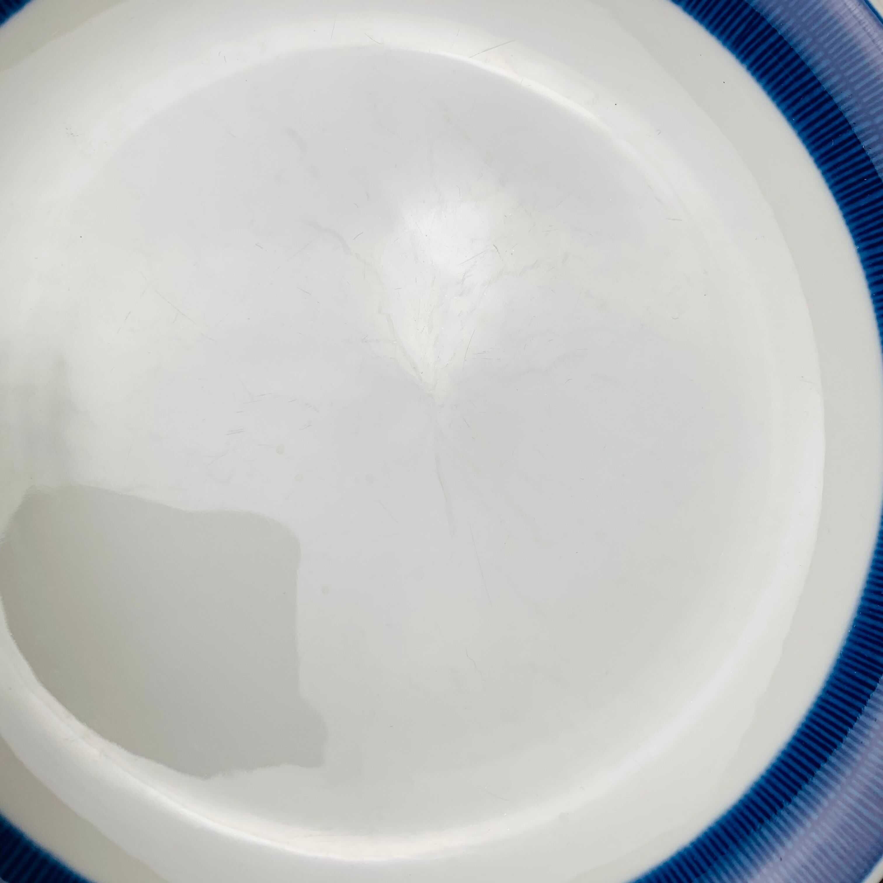 6 Koka ceramic dinner plates by Rörstrand Sweden, Scandinavian