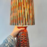 Atmospheric table lamp upcycled from Übelacker ceramic vase.