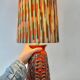 Upcycled ambient table lamp made from a Übelacker ceramic vase.