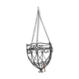 planter suspension wrought iron