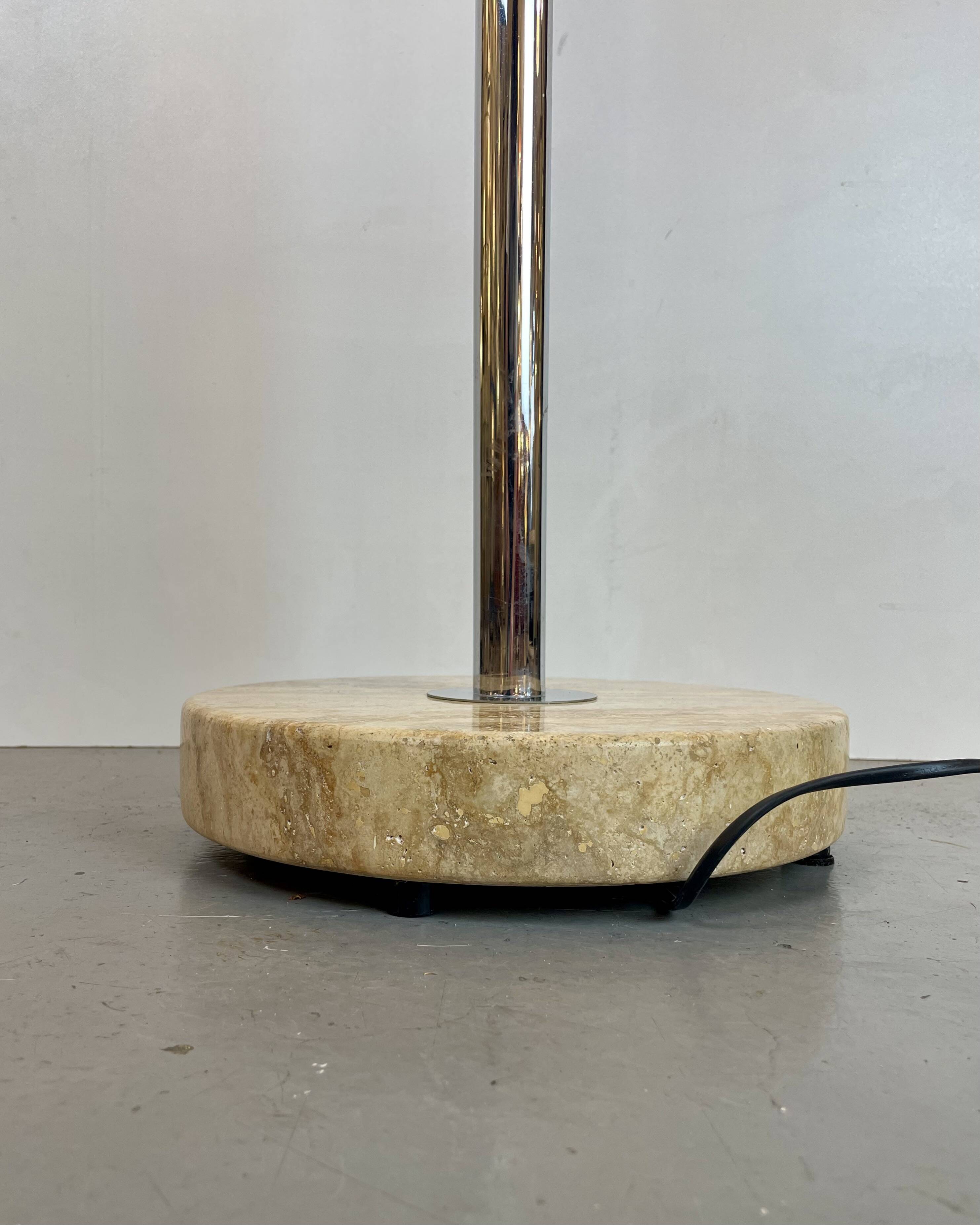 Space-Age Floor Lamp att. to Gaetano Sciolari, Italy, 1970s
