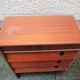 Antique Teak Veneer Shoe Cabinet
