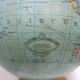 Illuminated vintage glass globe - Columbus, 1960s