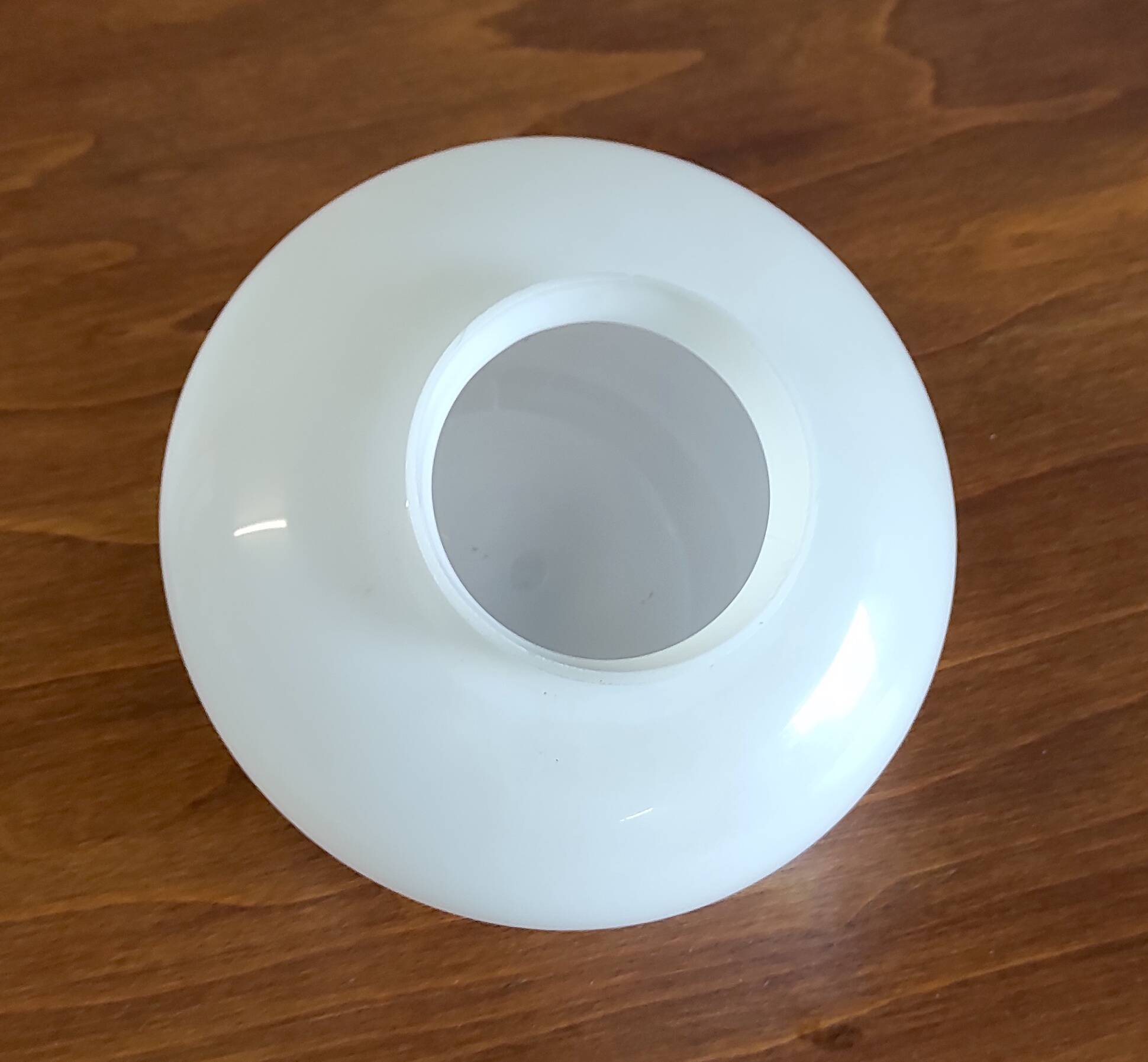 Industrial style opaline lampshade - mid-20th century
