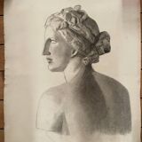 Academic drawing 1900 dated 1909