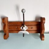 Art Deco double coat rack