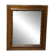Antique moulded wooden mirror 54 x 47 cm