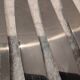12 silver-plated table knives by Ercuis, Senlis pattern, 24.7cm