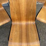 6 chairs Design Drabert Germany 1970 Scandinavian vintage