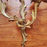 Pair of Louis XVI-style gilded bronze appliques