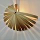 Scandinavian pendant light made of birch slats, 1990s