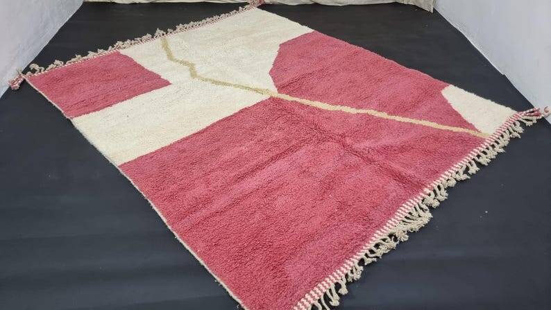 Handmade pure wool rug 145/255 cm