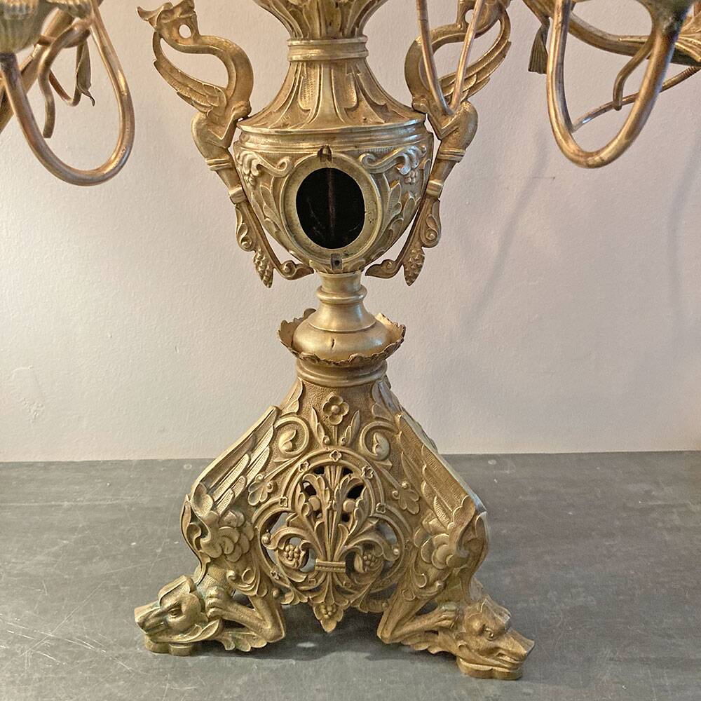 19th century church candlestick