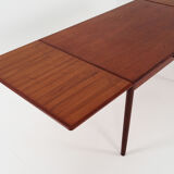 Scandinavian style teak dining table 70's