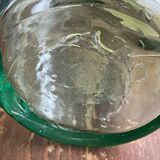 Pichet vert en verre vintage