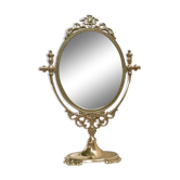 Brass psyche mirror 27x38cm