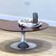Round coffee table by Arkana (rosewood)