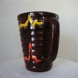 Vintage ceramic pitcher from Poët-Laval
