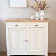 Renovated solid wood Parisian buffet