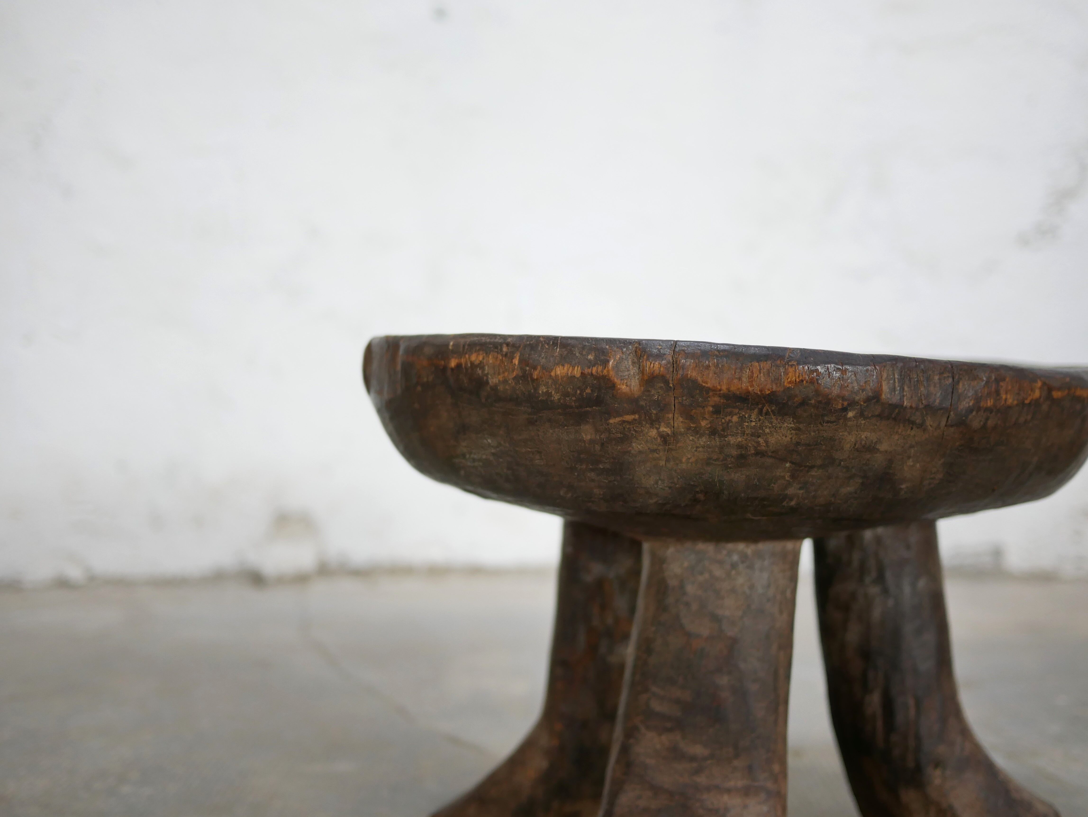 Antique African wooden stool