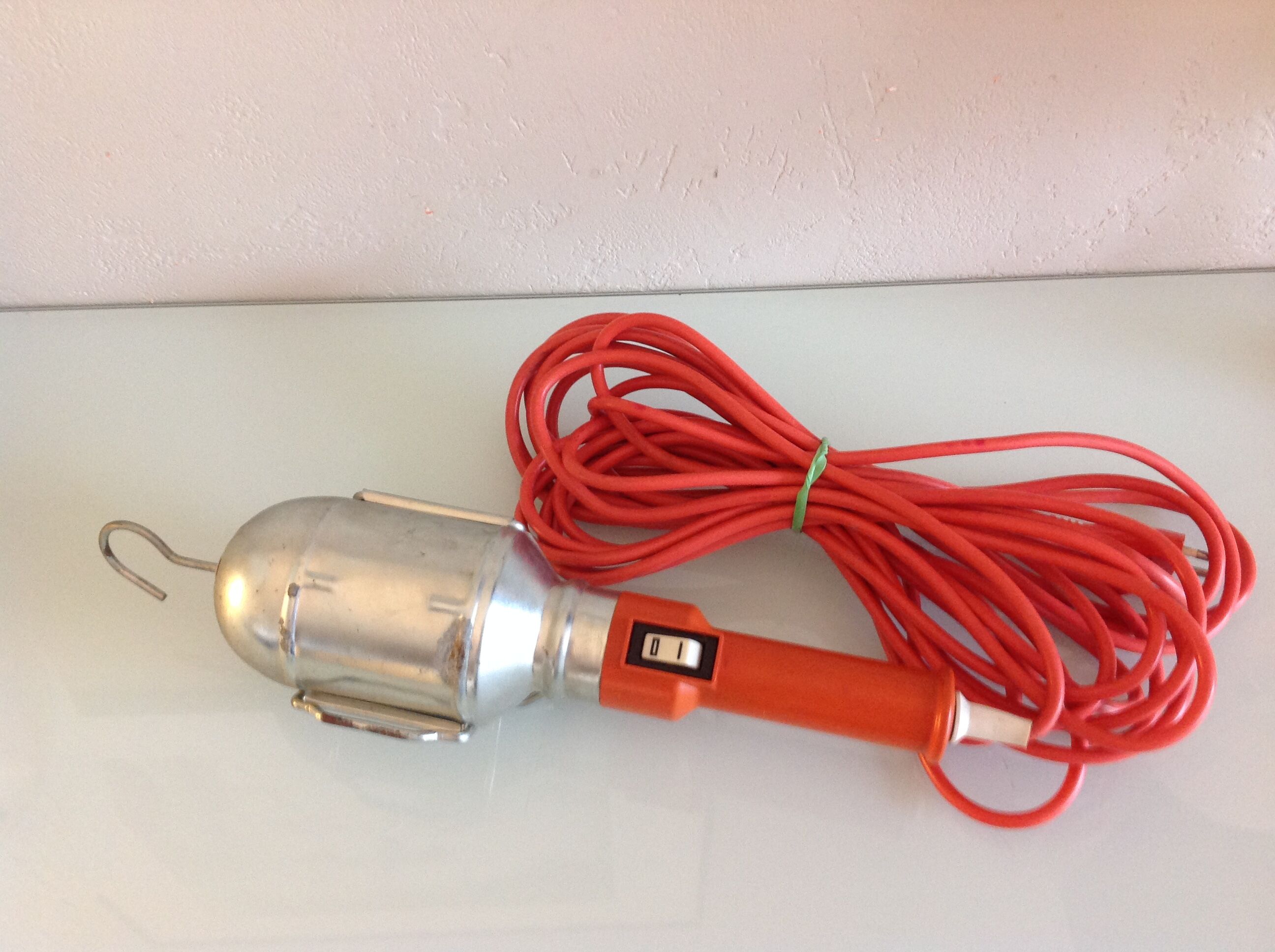 Scame orange workshop walker industrial/vintage 60s-70s