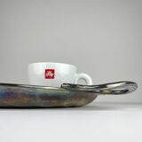 Large silver-plated platter by Ricci Alessandria, 1960s.